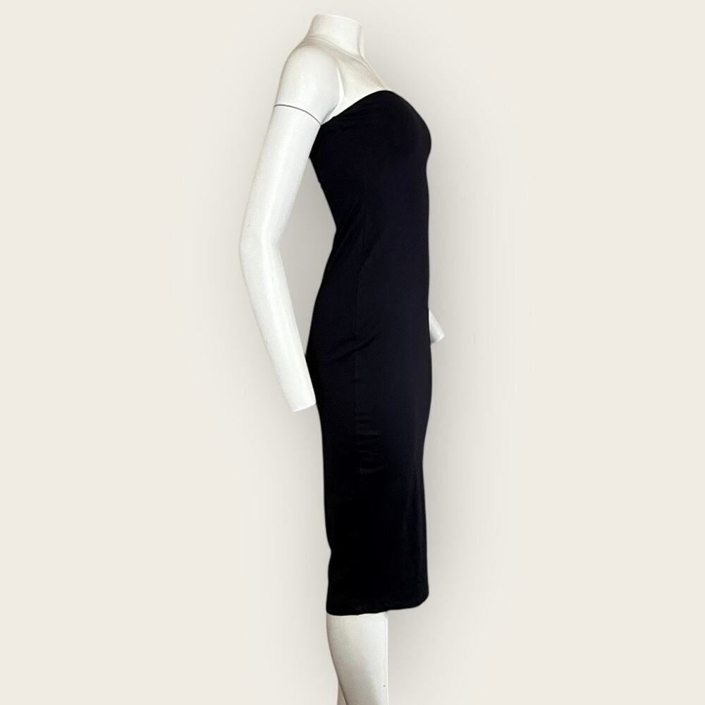 NWT | Susana Monaco | Strapless Bodycon Midi Dress | Midnight | Size S - Picture 5 of 12